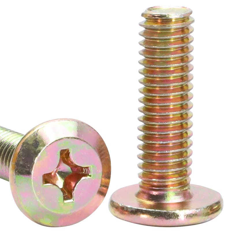 Iron plating zinc flat head inverted cross -side cross -edge screw flat -head furniture screw screw wholesale bolt M6m8