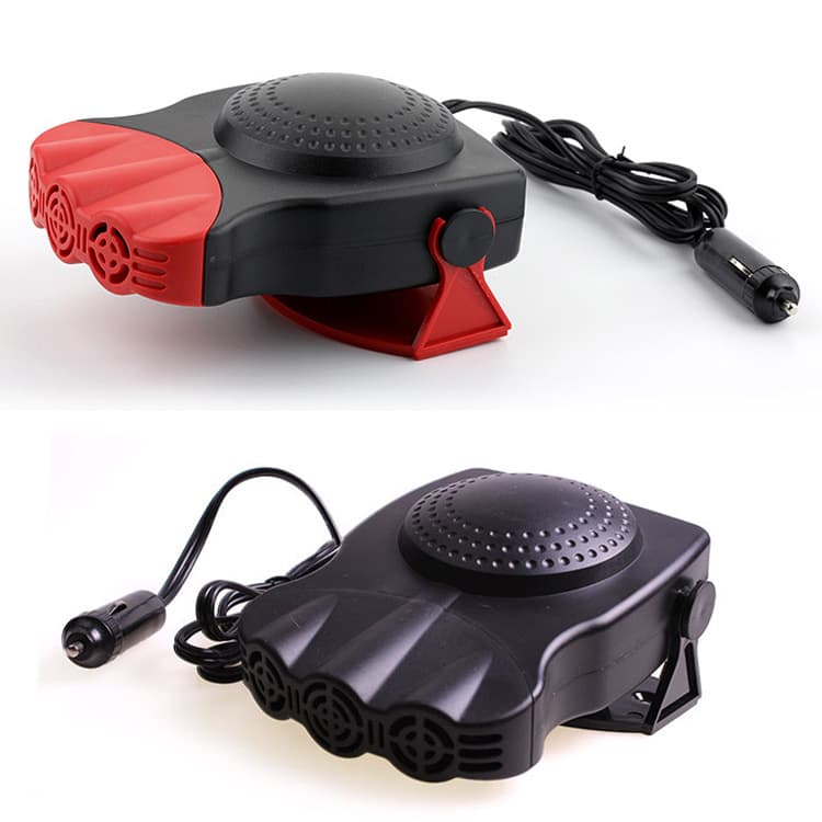 Car heater car heater 12v24V hot air fan defrost snow removal heater car three-hole heater 5