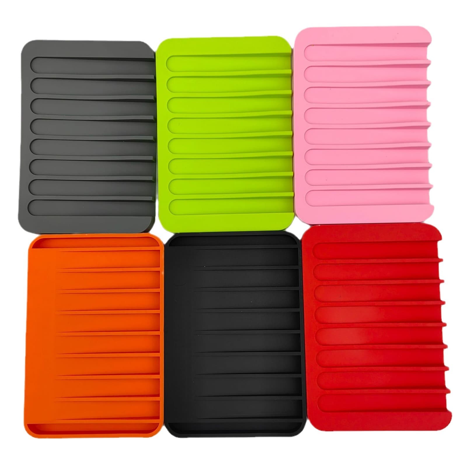 Silicone drying rack, soap holder, non-slip storage system, (Physicals), Amazon 2