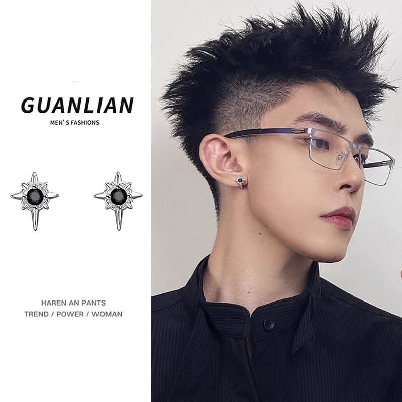 Fashionable ear clips, earrings for students, no pierced ears 2