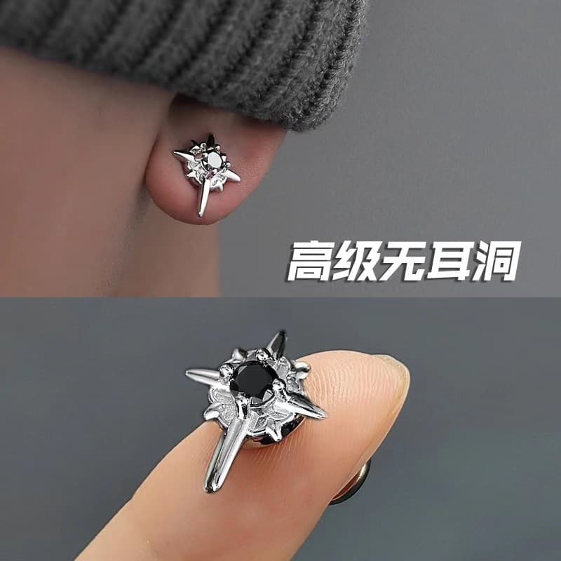 Fashionable ear clips, earrings for students, no pierced ears