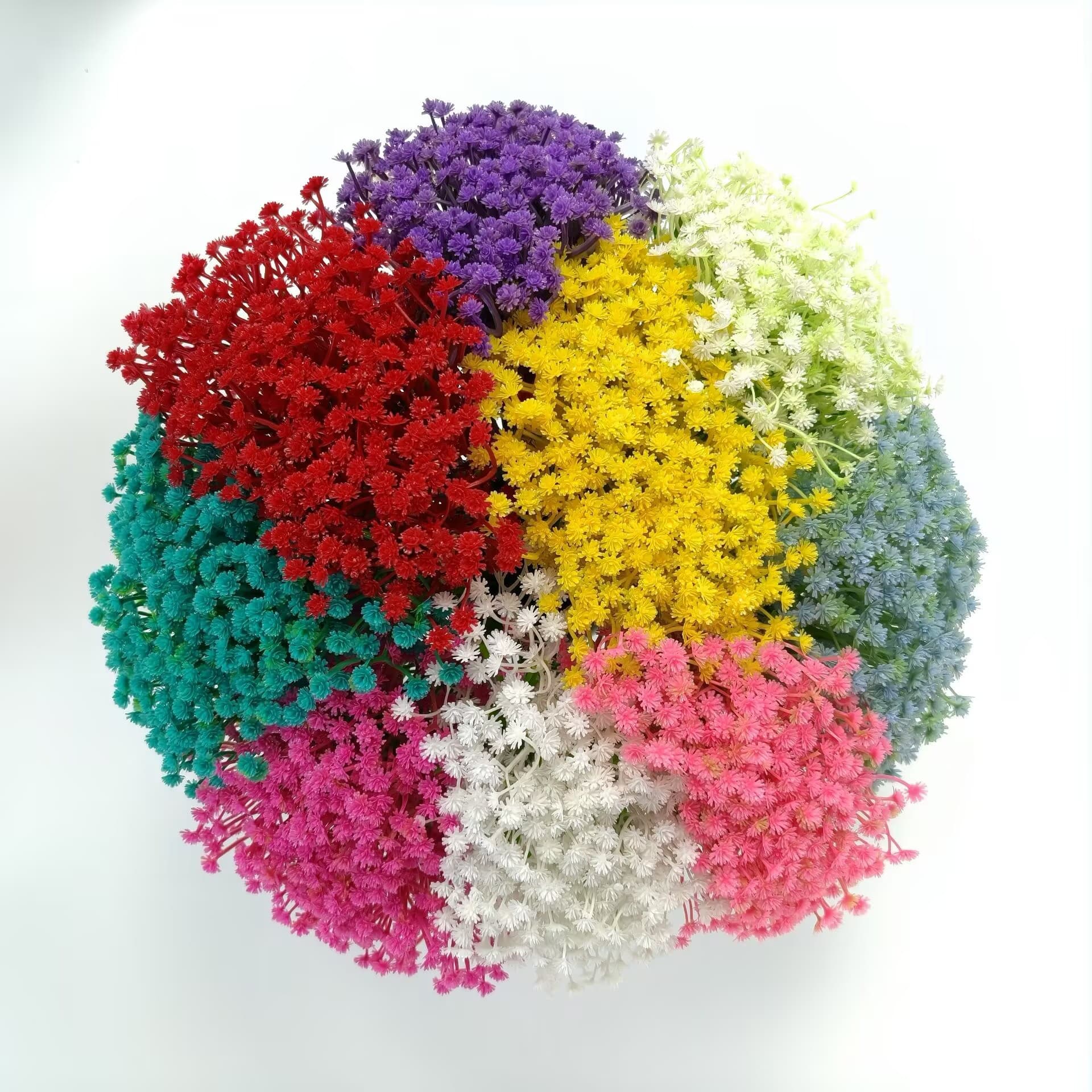Wedding simulation baby's breath plant fake flower ornaments wedding home hotel indoor and outdoor artificial flower props decoration 2