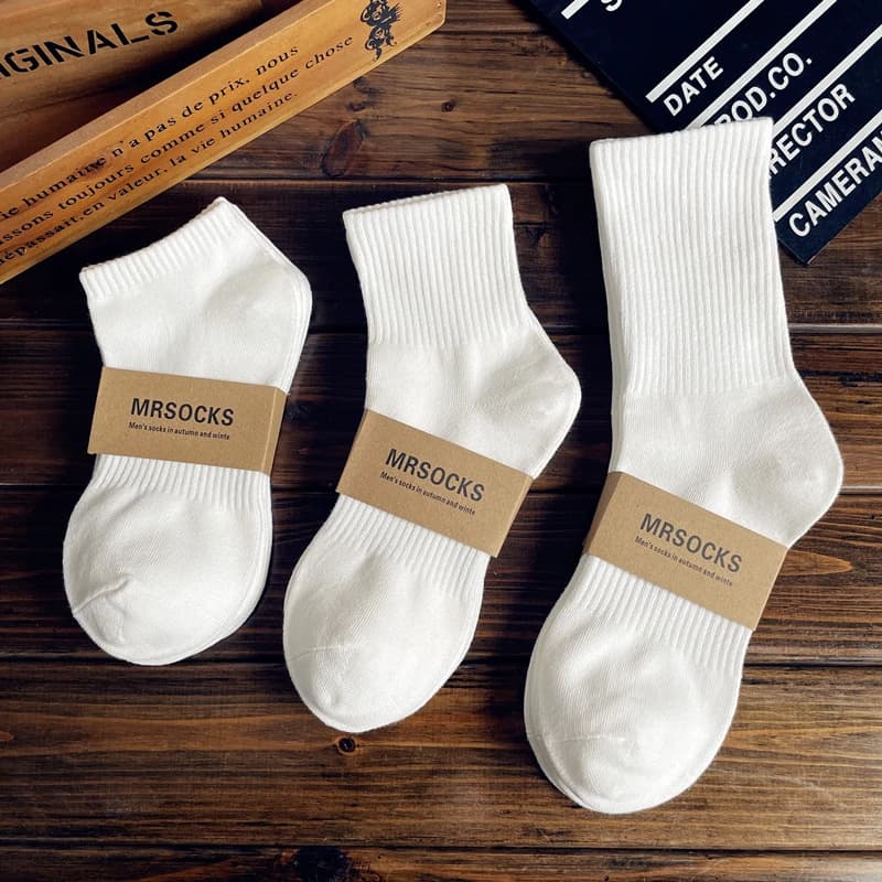 Cotton socks for men and women for students, 100% cotton, for beloved