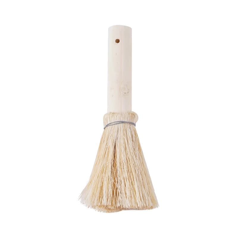 Kitchen pot brush, coconut palm pot brush, pot brush, long handle dishwasher brush, pot brush with handle, bowl brush, pot brush, wooden artifact 5