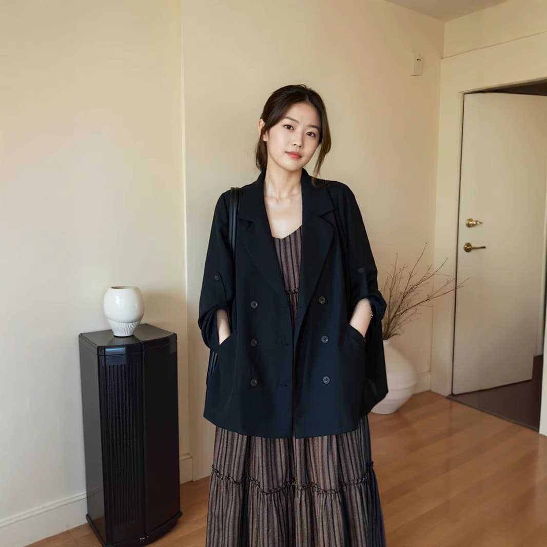 Large size women's autumn unique top is super beautiful for women 200 pounds fat mm hiding flesh to cover her belly 3456 3