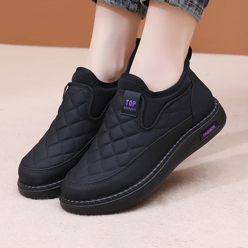 Winter keep warm non-slip boots, for middle age 4