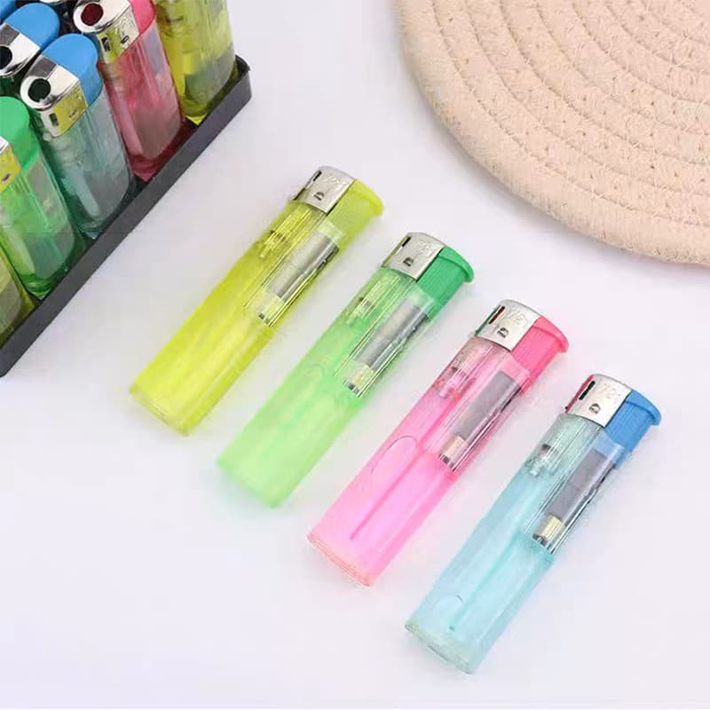 (Wholesale), plastic electronic disposable transparent lighter 2