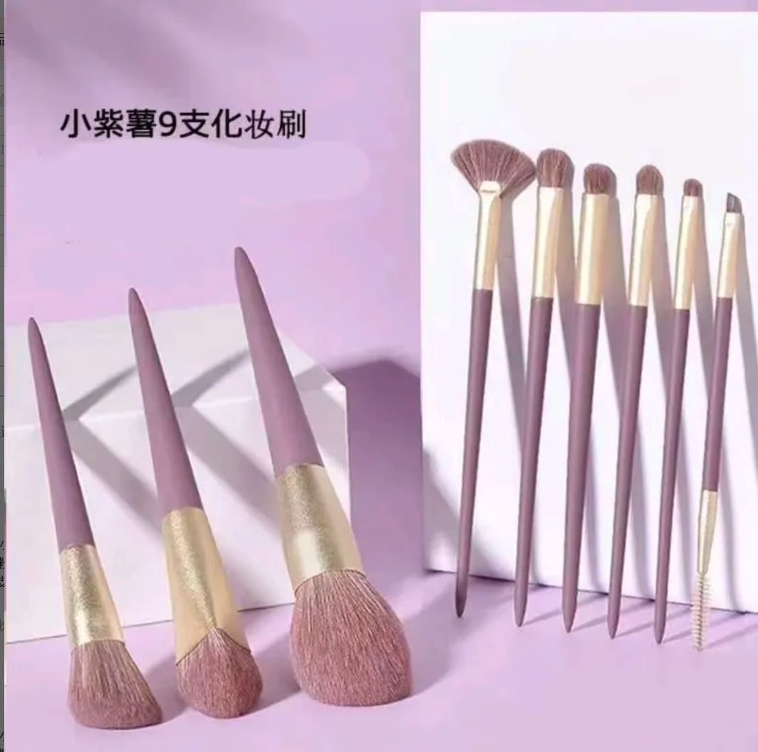 Brush, foundation, 9 pieces