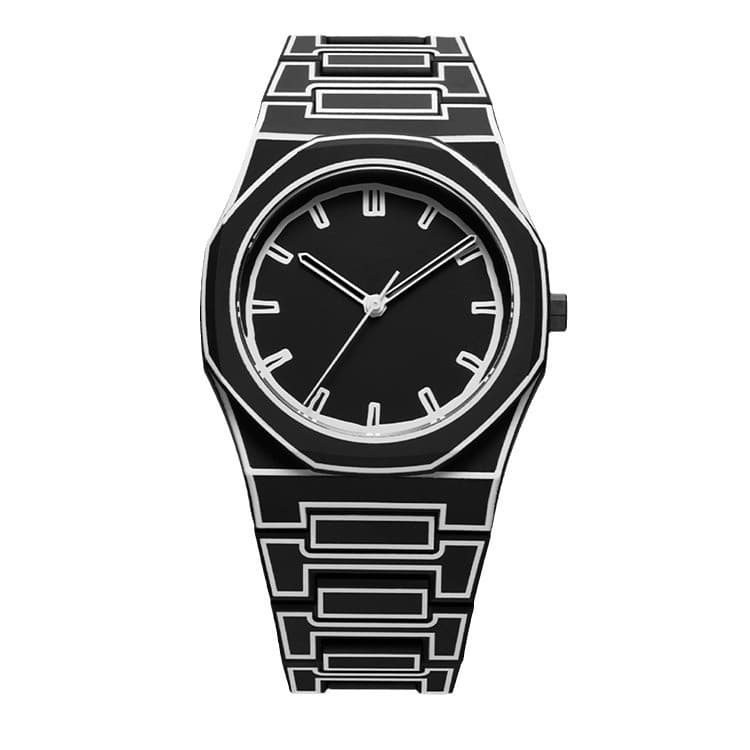 Men's watch, waterproof plastic quartz women's watch, high-quality style, men's style 5