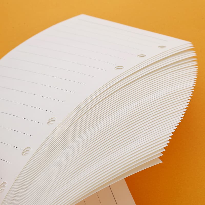 A8A7A6A5B5A4M5 horizontal line blank loose-leaf inner page 100g hand ledger replacement core insert loose-leaf paper paper 3