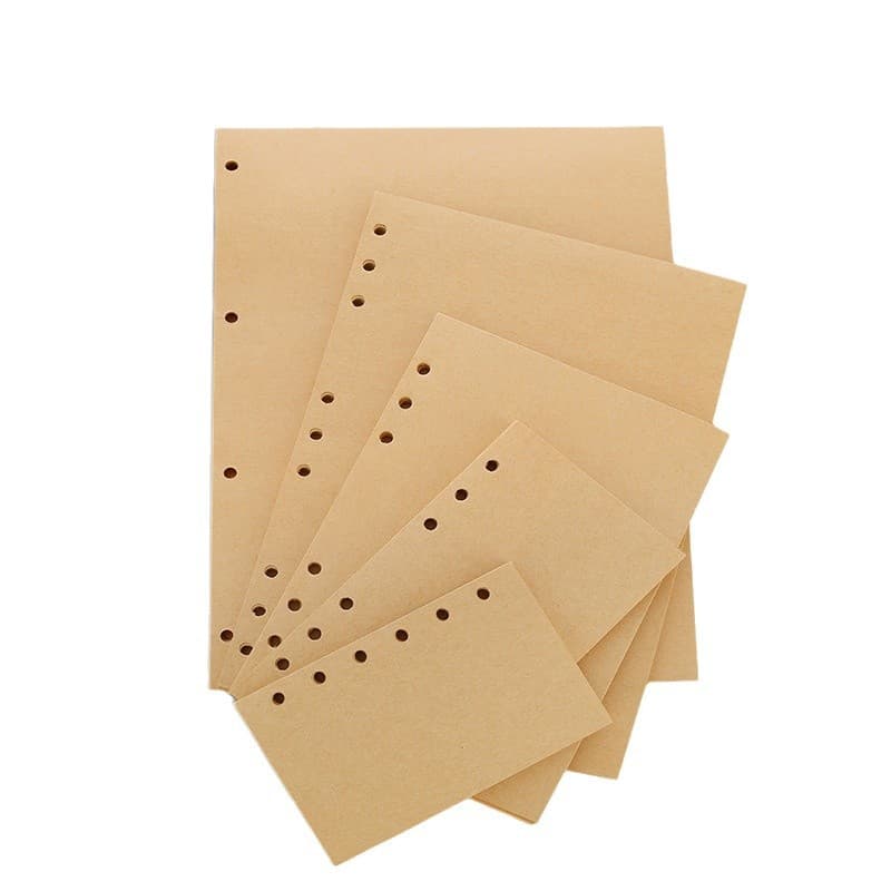 A8A7A6A5B5A4M5 horizontal line blank loose-leaf inner page 100g hand ledger replacement core insert loose-leaf paper paper 5