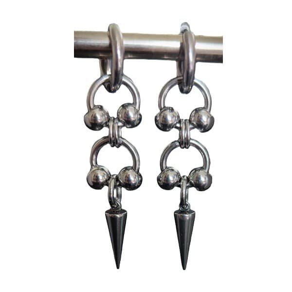 (Cross-border trading), earrings stainless steel, punk style, direct factory sales 5
