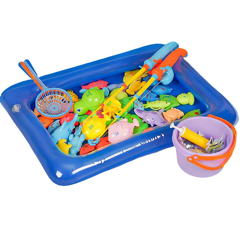 Magnetic children's glowing fishes for fishing for boys, Birthday gift 5