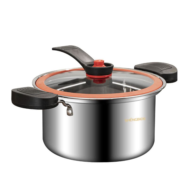 3.5L micro -soup pot thickened home steamer boiling porridge pot boiled pot pink gas electromagnetic cooker pressure stew soup pot 5