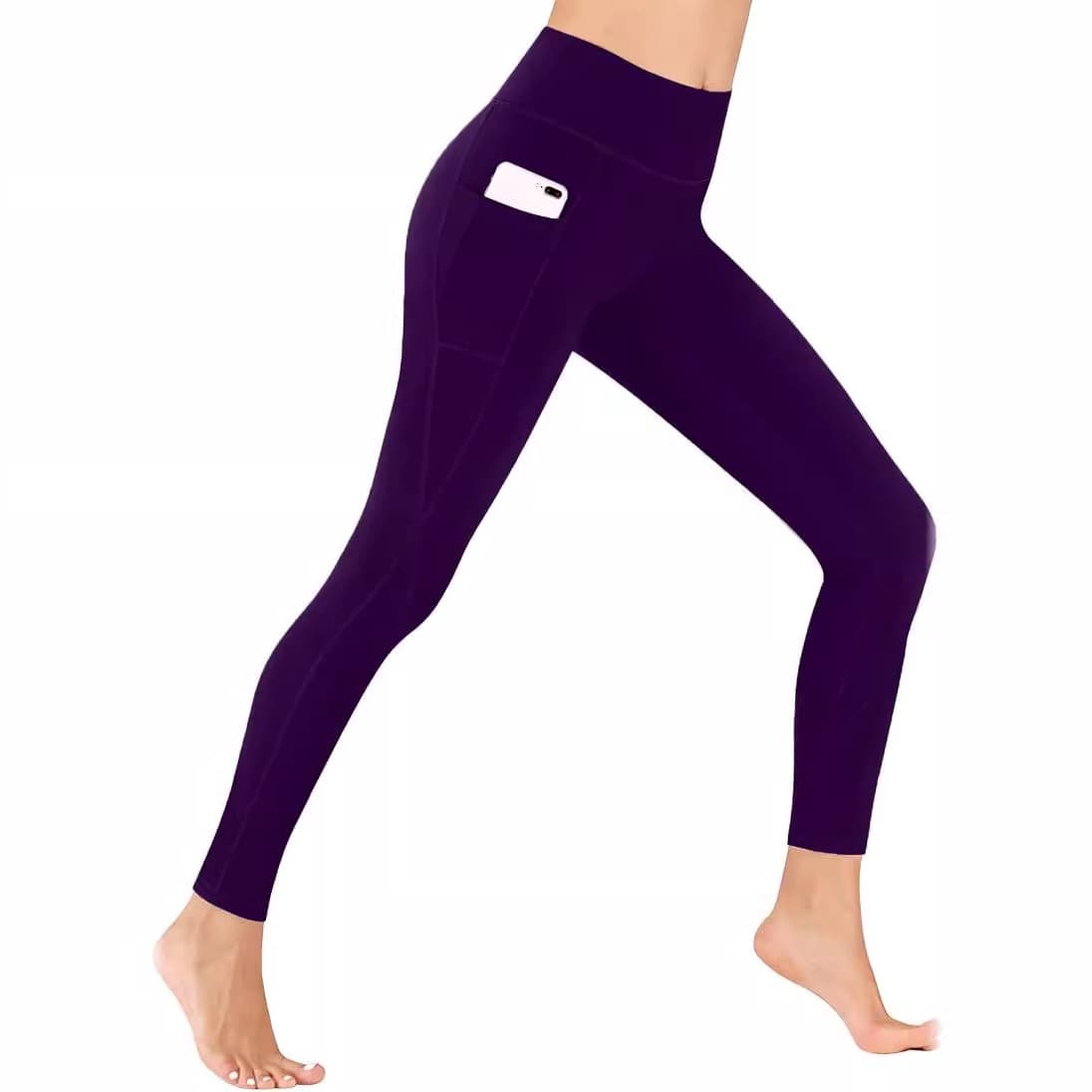 Panel Pocket Waist Elastic Running Capris Elastic Sports Running Turbicades 2