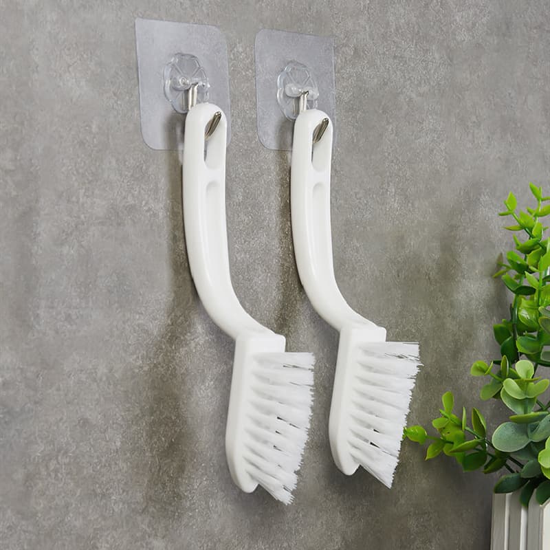 Bathroom corner brush toilet tile floor gap Clean brush kitchen to dead angle tool hard hair small brush 4