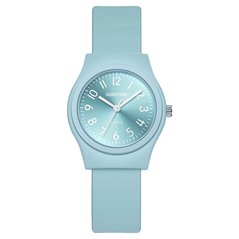 Silicone quartz children's fresh fashionable swiss watch, simple and elegant design 2