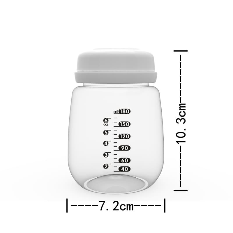 Milk storage container for new born for baby, children's feeding bottle, wide neck 2