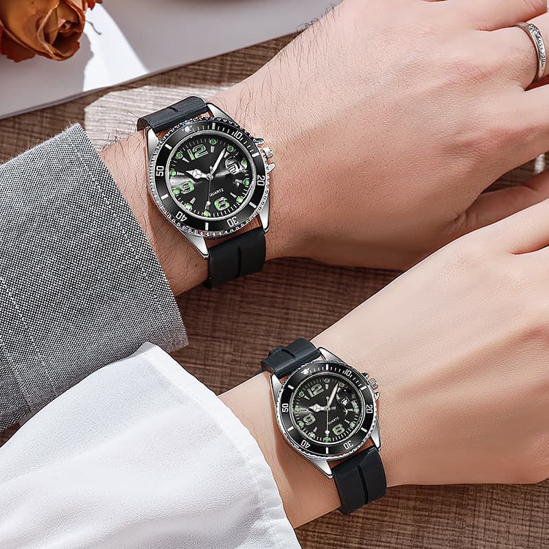 (Cross-border trading), fashionable quartz silicone waterproof watch, for beloved 4