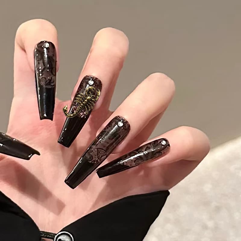 (Cross-border trading), (Wholesale), metal nail decoration, decorative accessory, new collection 4