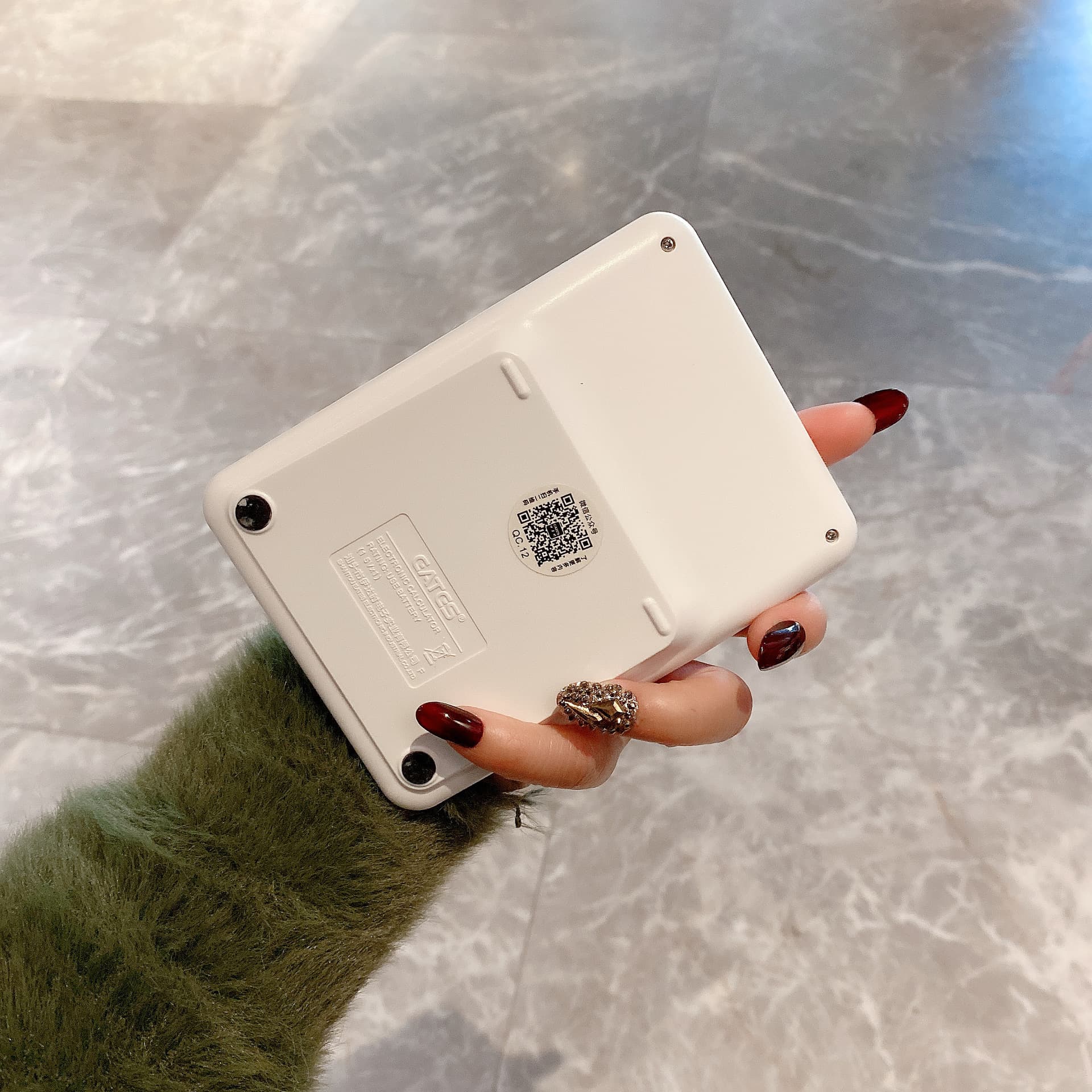 Fashion creative mini small ladies cute calculator desktop diamond diamond crystal small portable computer sticker diamond 4