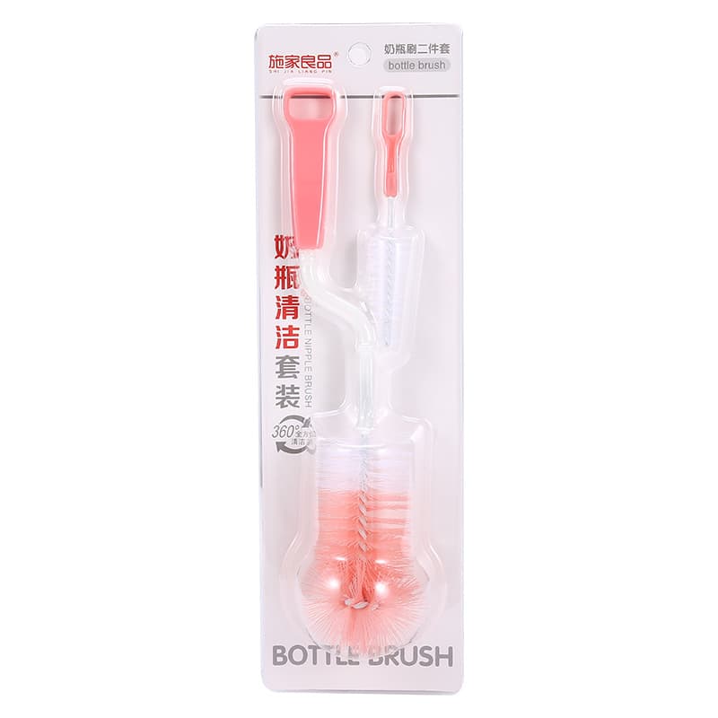 Children's bottle detergent, bottle brush, feeding bottle, hygienic set, 2 pieces, (Physicals) 5
