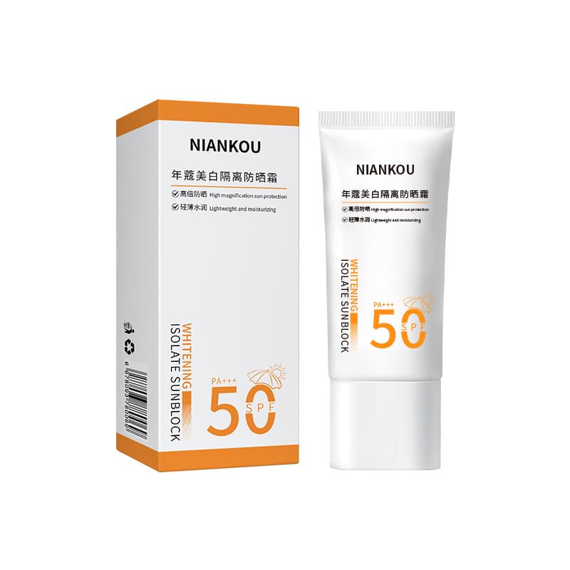Brightening refreshing moisturizing sun protection cream, summer sun protection lotion for face, 2 in 1 5