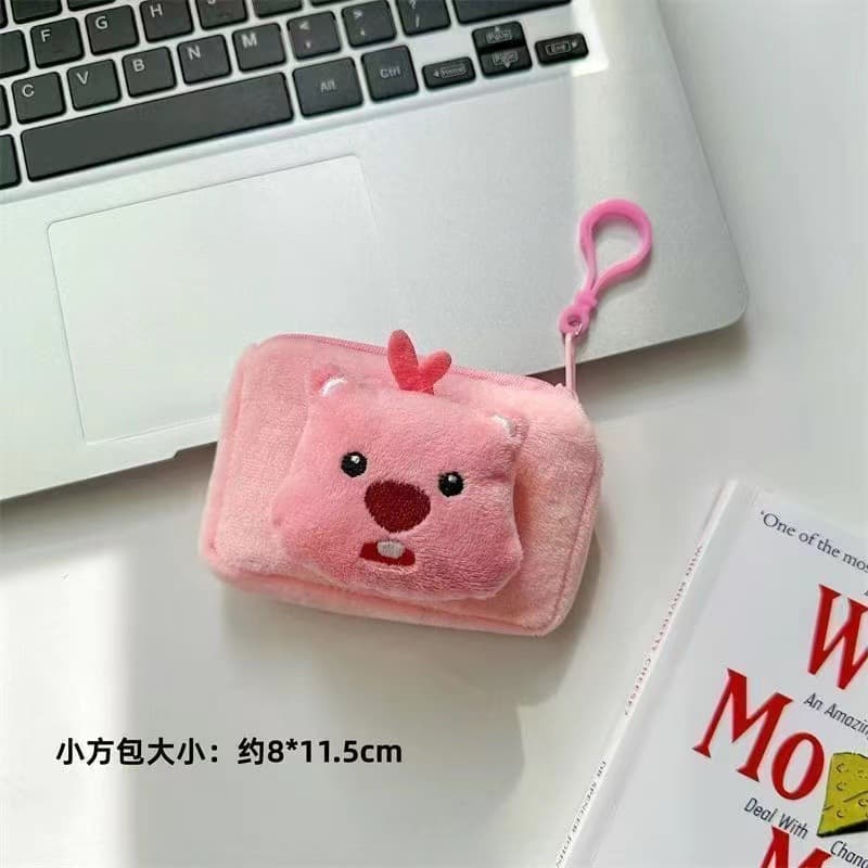 Cute wallet, pendant, headphones, organizer bag, flowered, plush, bluetooth 2