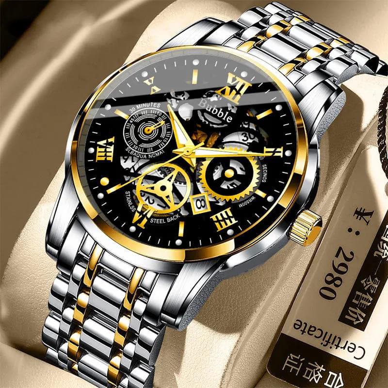Retro high quality fashionable quartz swiss watch, fully automatic, quartz mechanism, fall protection 2