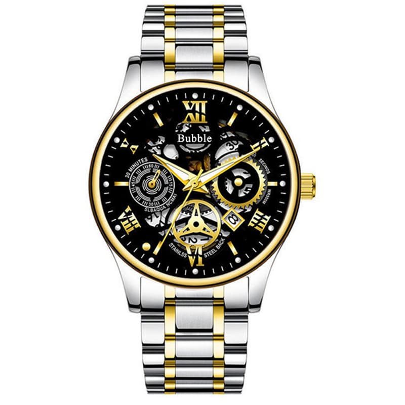 Retro high quality fashionable quartz swiss watch, fully automatic, quartz mechanism, fall protection 5