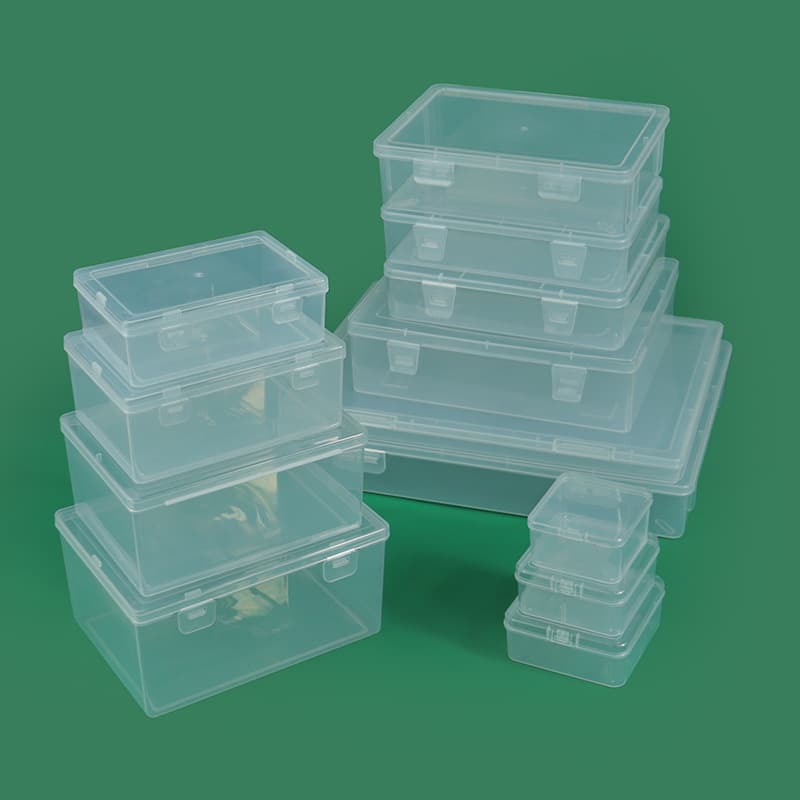 Transparent plastic stationery, cards, storage box, accessory 2