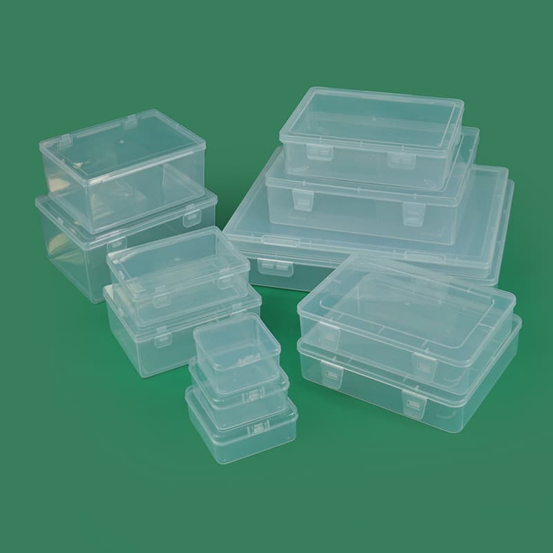 Transparent plastic stationery, cards, storage box, accessory 3