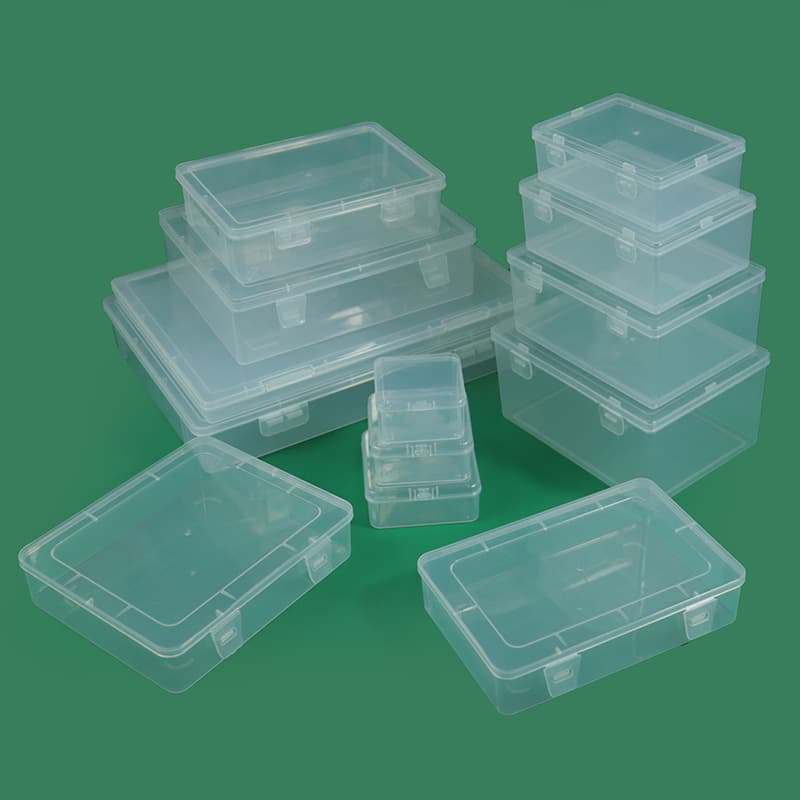 Transparent plastic stationery, cards, storage box, accessory 4