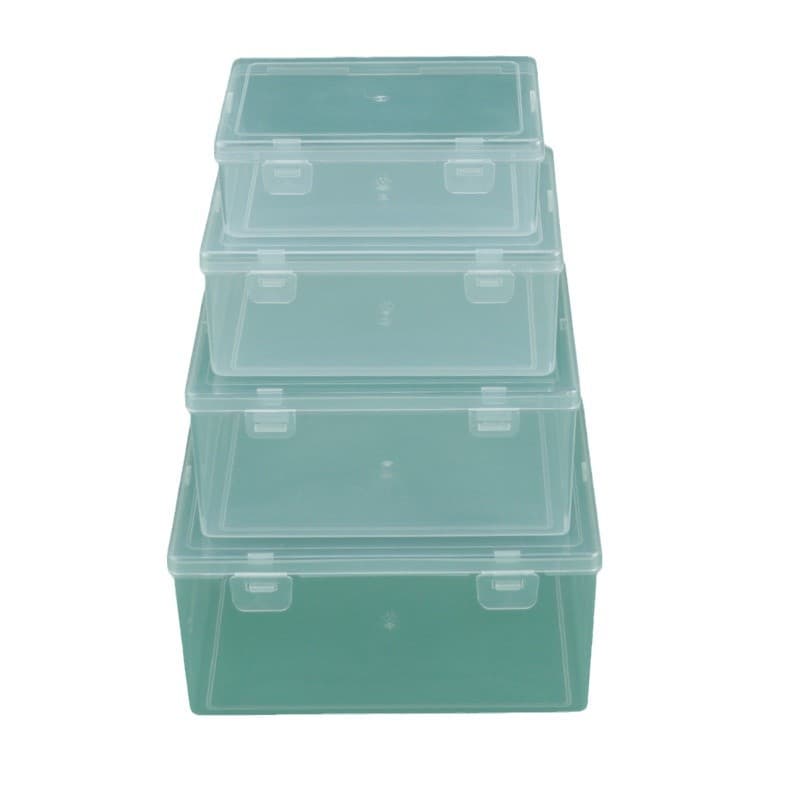 Transparent plastic stationery, cards, storage box, accessory 5