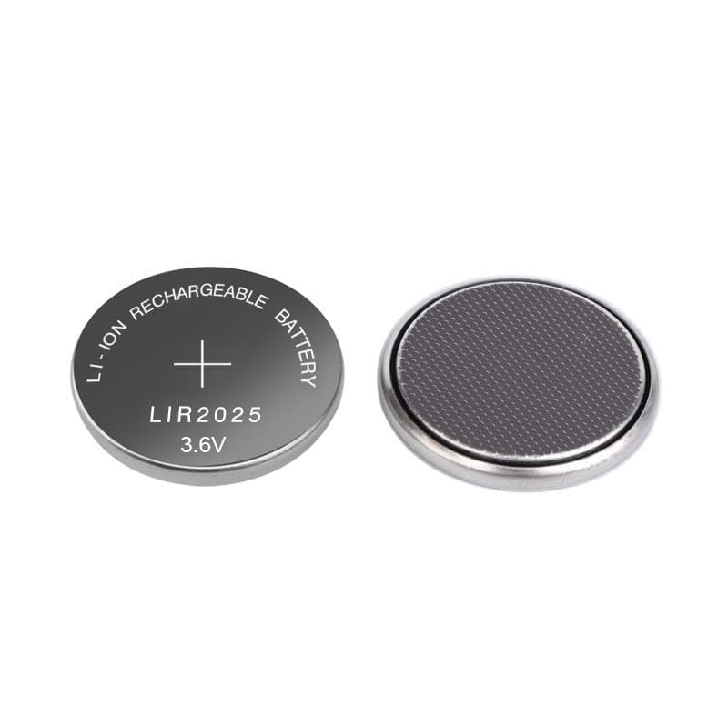 LIR2025 lithium button battery 3.6V rechargeable PCB board infrared detector device smart wearable 2