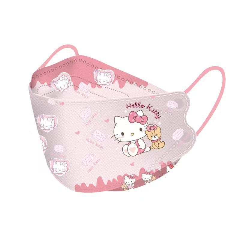 Disposable cartoon three dimensional medical mask, 4-12 years 5