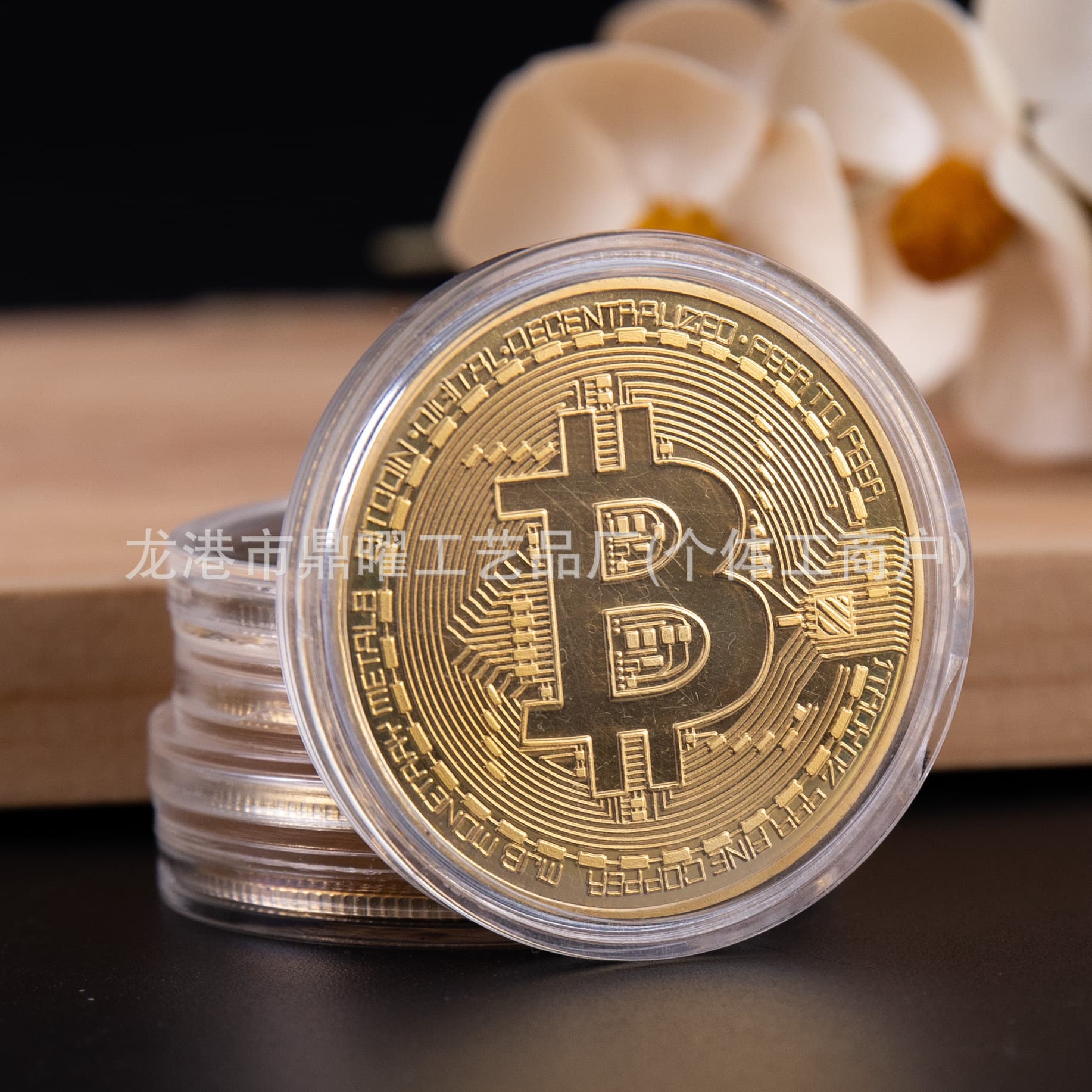 Bitcoin Bitcoin Gold and Silver Commemorative Coin Customized Metal Decision Coin Lucky Coin Virtual Coin Cross-border Trade 4