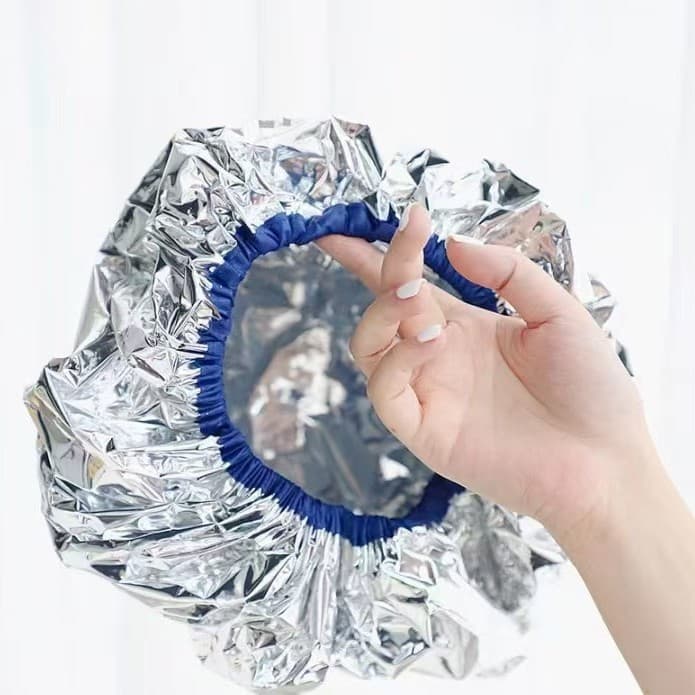 Hair nursing bath hat, hair care, hair dyeing hair, oil, small red book tin foil hair, fever, heating temperature heating and evaporating hat