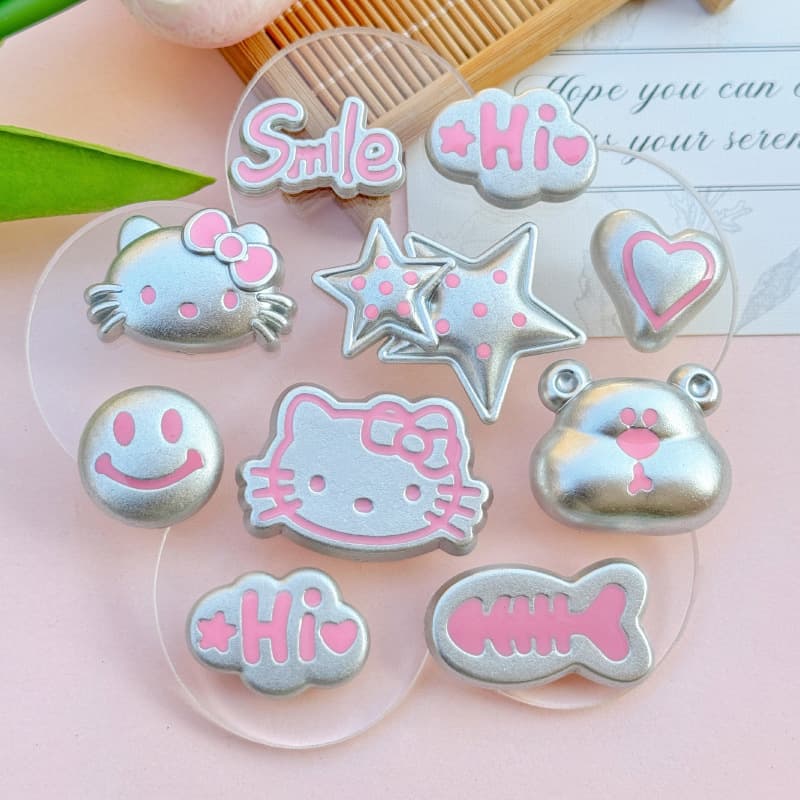 (Wholesale), acrylic accessory, accessories, handle, phone case, Crocs-style slippers, high-quality style, DIY 3