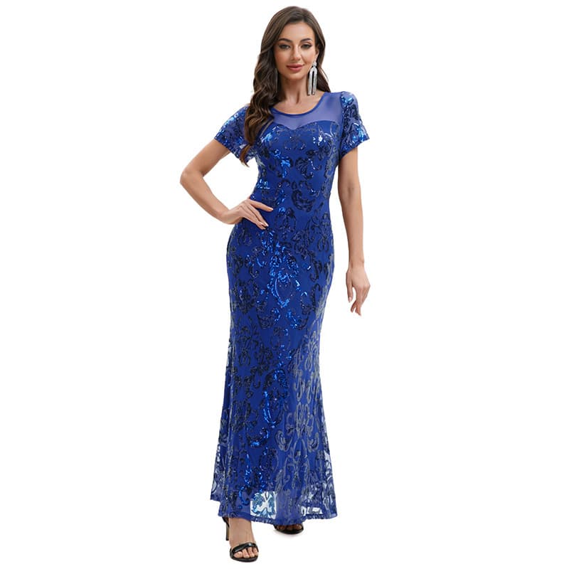 (Cross-border trading), retro long skirt, evening dress, European style, graduation party, food bag 4
