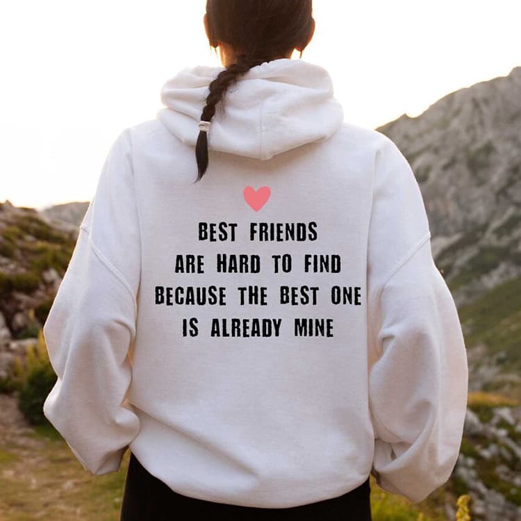 2025 is Harlow Found Funny Letter Back Print Women's Hoodie Loose Cotton Long Sleeve 3