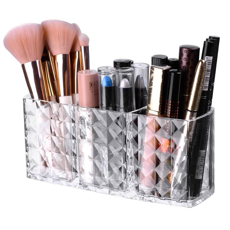 Cosmetic storage box, storage system, transparent pens holder, acrylic eyebrow pencil, brush 5