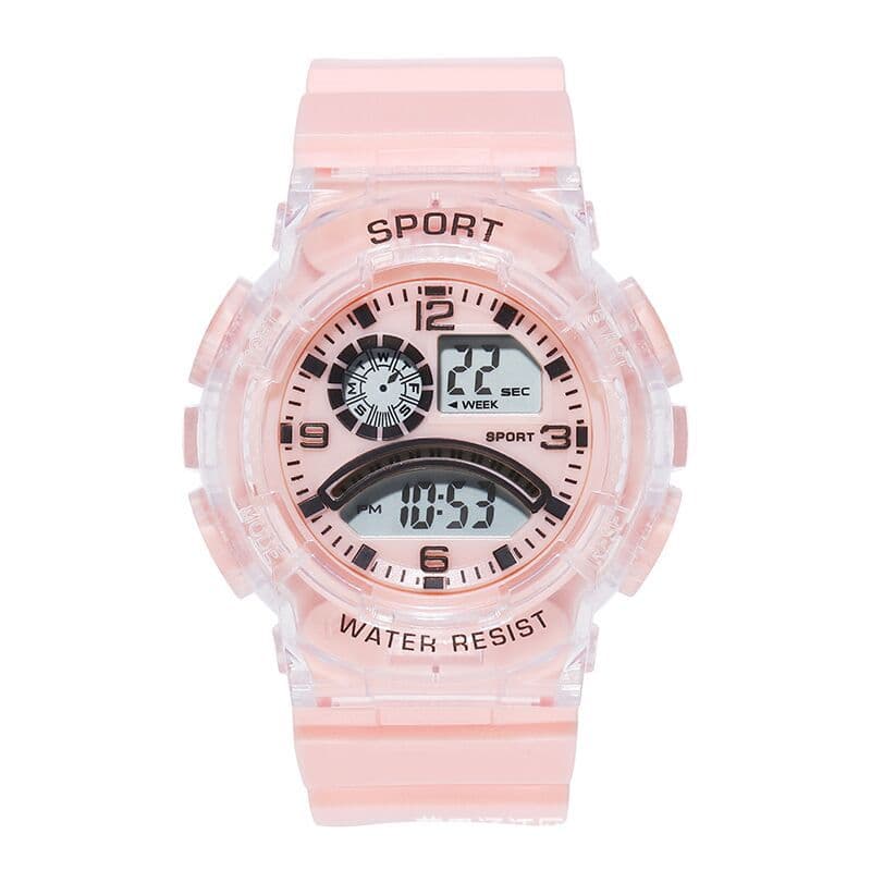 Transparent electronic universal men's watch for men and women, for teenagers 5