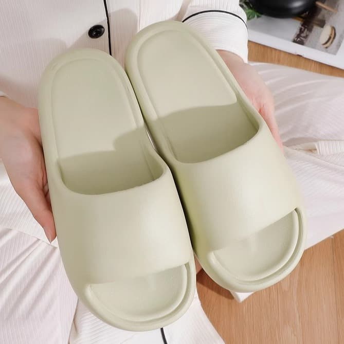 Ultra-soft men's slippers for men and women, home indoor non-slip women's slippers for bathroom 2
