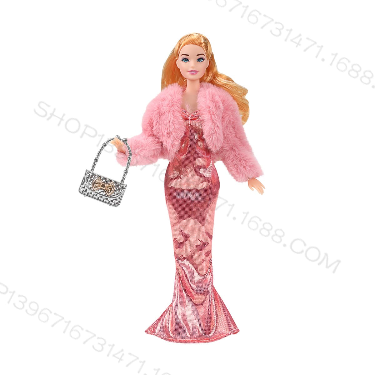 (Cross-border trading), multicoloured evening dress, children's clothing, fish tail 3
