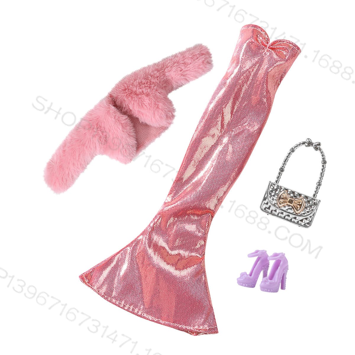 (Cross-border trading), multicoloured evening dress, children's clothing, fish tail 9