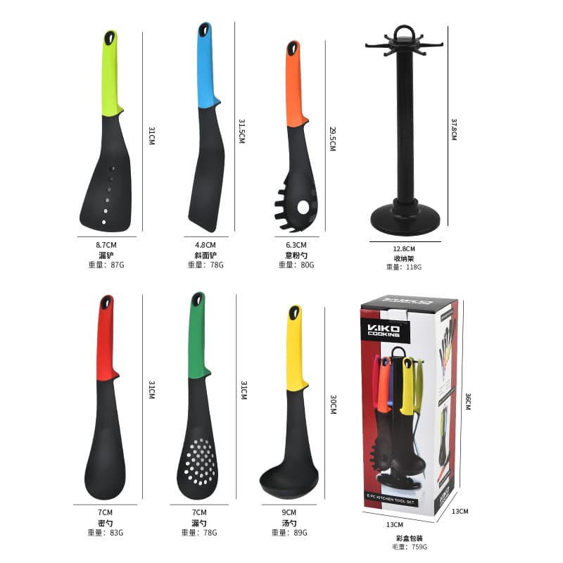 (Wholesale), nylon kitchenware, set for home use, storage system, tubing, 6 pieces 3