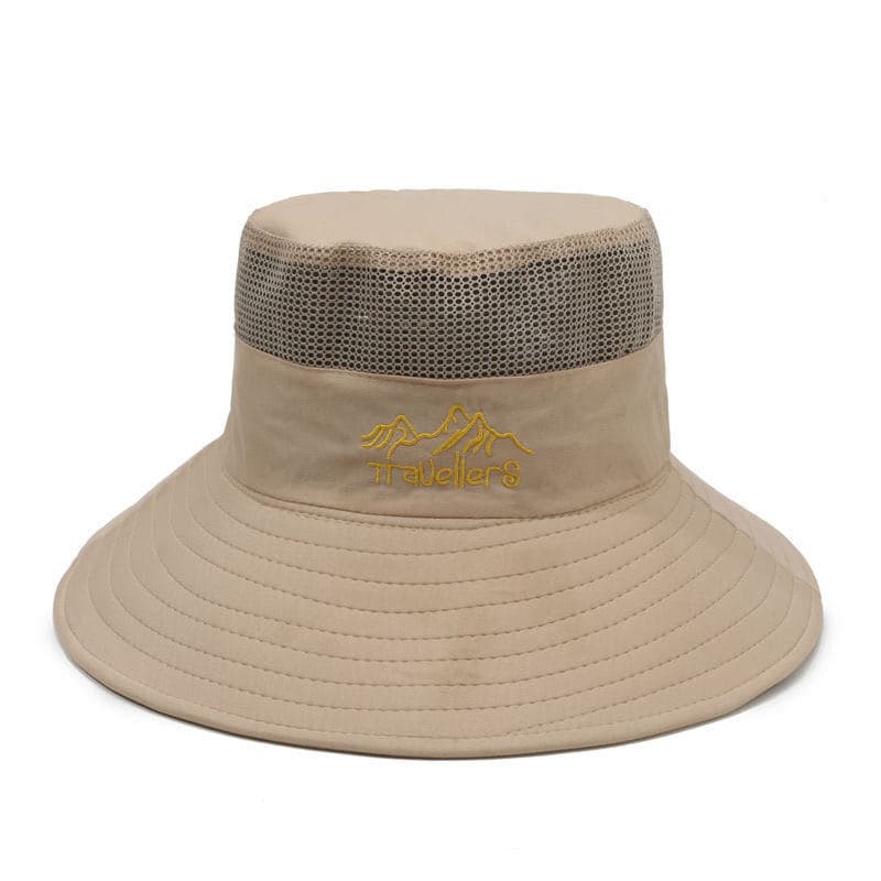 Climbing men's travel breathable sun hat solar-powered 5