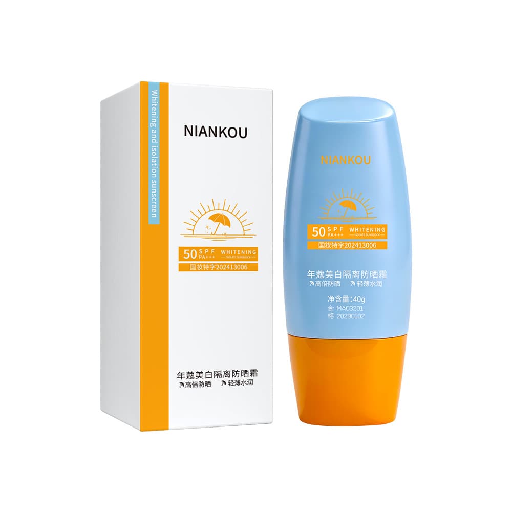 Brightening refreshing waterproof moisturizing sun protection cream for face for men and women, UF-protection 5