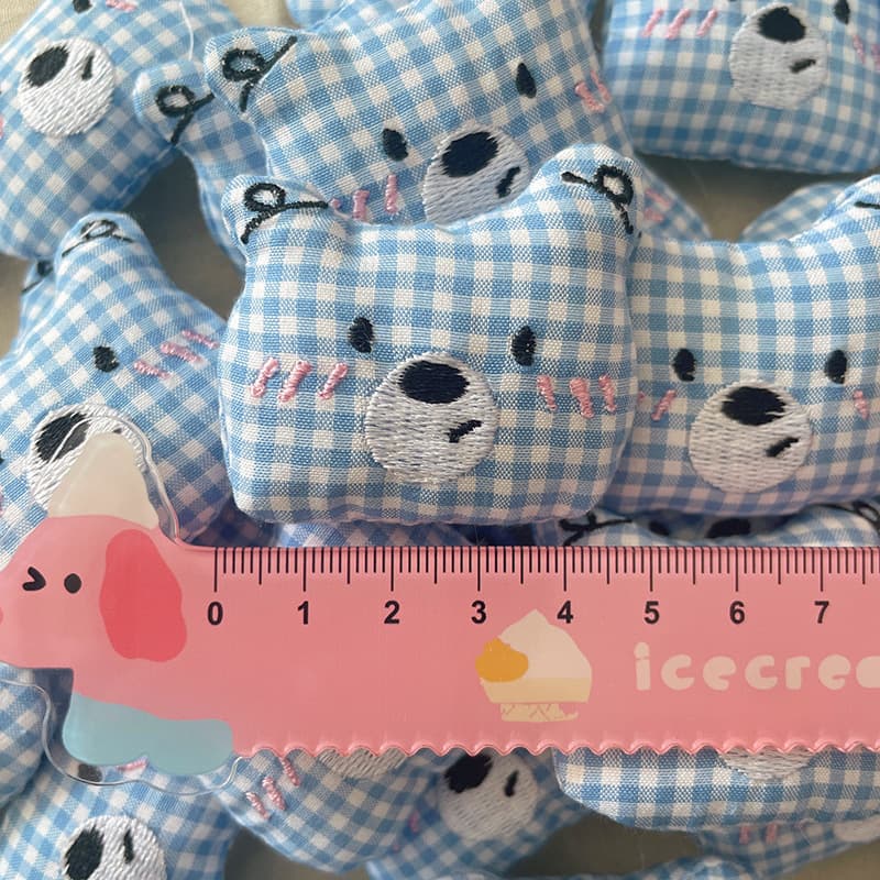 Cartoon cloth, brooch, decorative accessory, socks, with little bears, DIY 4